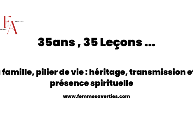 Ma famille, mon pilier de vie