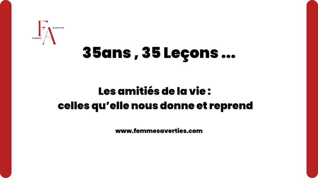 amitiés de la vie entre femmes adultes