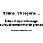 Échec et apprentissage comme étapes essentielles de la réussite personnelle